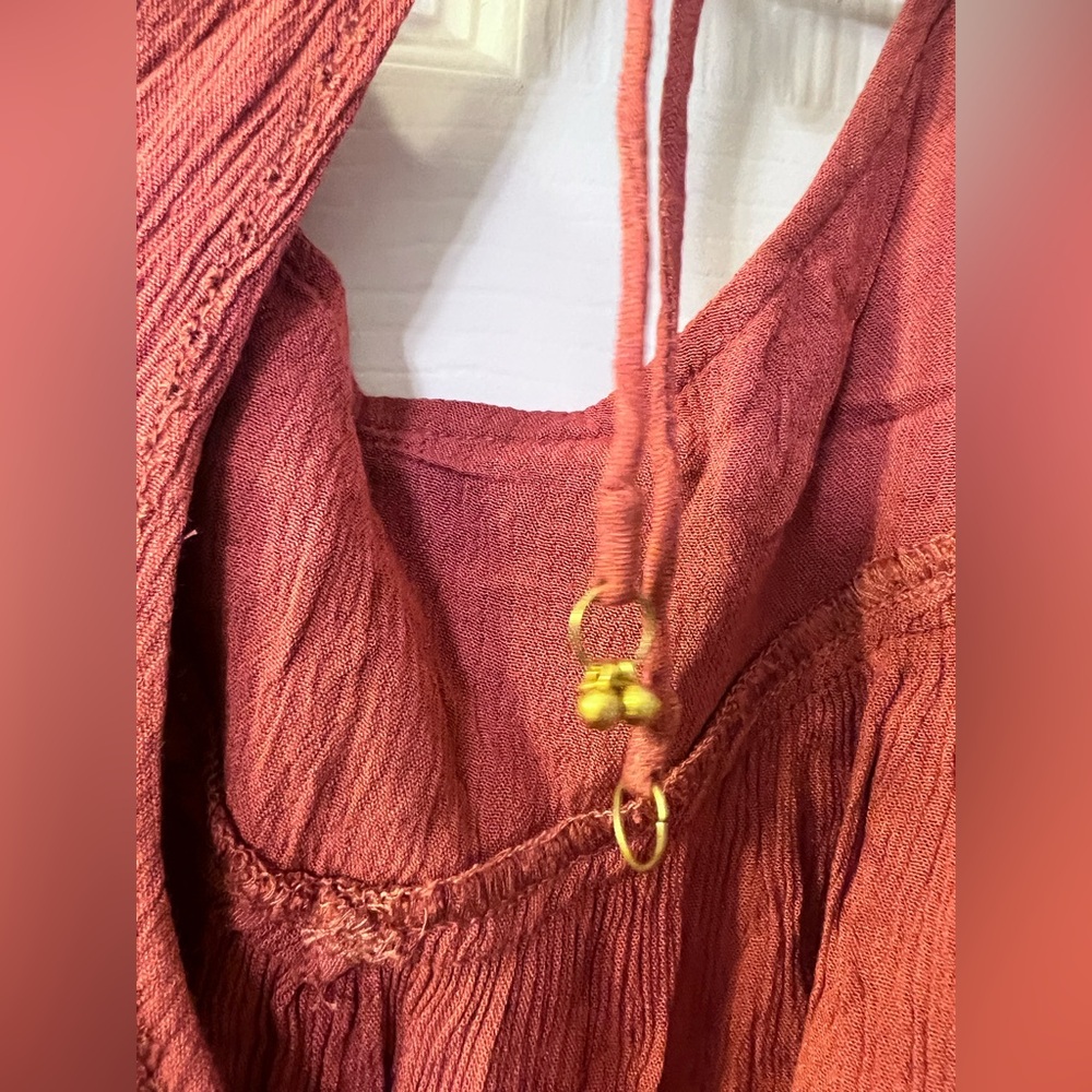 ⭐️Free People Embroidered Elaine Maxi Slip/Dress - Picture 8 of 10